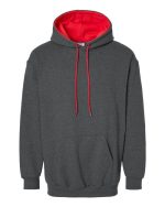 King Fashion KF9041 - Two-Tone Hooded Sweatshirt - Image 6