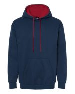 King Fashion KF9041 - Two-Tone Hooded Sweatshirt - Image 8