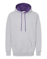 King Fashion KF9041 - Two-Tone Hooded Sweatshirt - Image 11