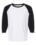 M&O 5540 - Raglan Three-Quarter Sleeve Baseball T-Shirt - Image 6