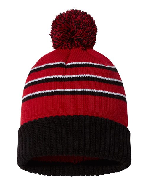 9248_fm Richardson 134 - Pom Cuffed Beanie - Image 1