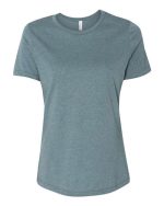 BELLA + CANVAS 6400CVC - Women’s Relaxed Fit Heather CVC Tee - Image 9
