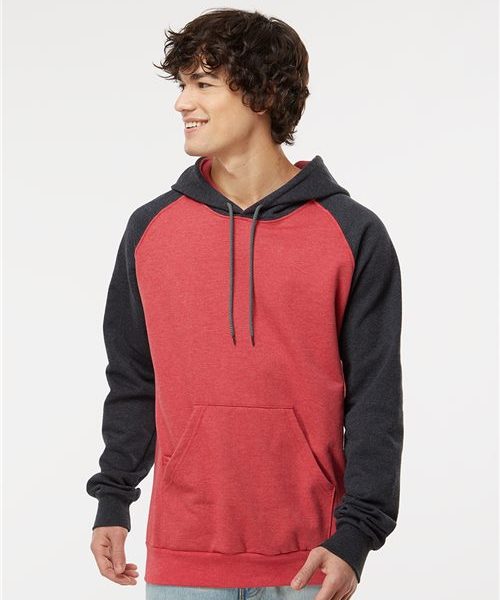 King Fashion KF4042 - Fleece Raglan Hooded Sweatshirt