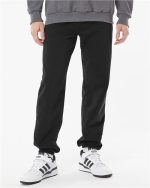 King Fashion KF9012 - Pocketed Sweatpants with Elastic Cuffs