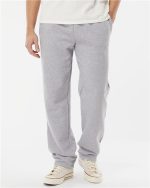 King Fashion KF9022 - Pocketed Open Bottom Sweatpants