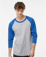 M&O 5540 - Raglan Three-Quarter Sleeve Baseball T-Shirt