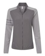 Adidas A268 - Women's Wind Resistant Full-Zip Jacket - Image 3