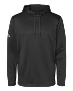 Adidas A530 - Men's Textured Mixed Media Midweight Hooded Sweatshirt - Image 2