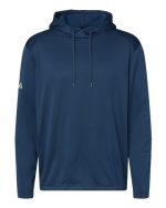Adidas A530 - Men's Textured Mixed Media Midweight Hooded Sweatshirt - Image 3