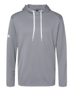 Adidas A530 - Men's Textured Mixed Media Midweight Hooded Sweatshirt - Image 4