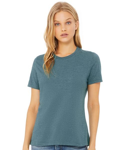 BELLA + CANVAS 6400CVC - Women’s Relaxed Fit Heather CVC Tee